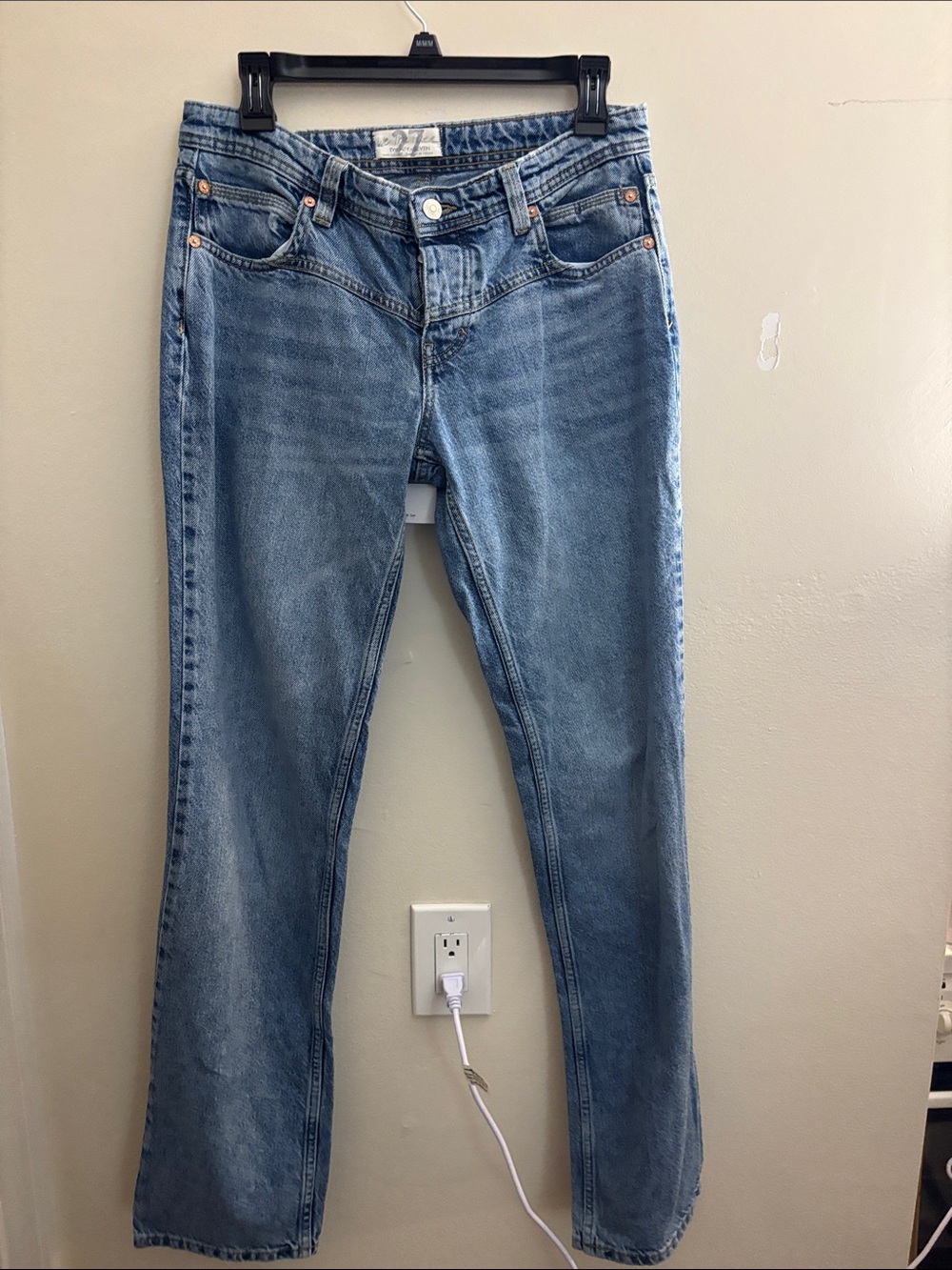 We The Free Light Blue Straight Leg Jeans